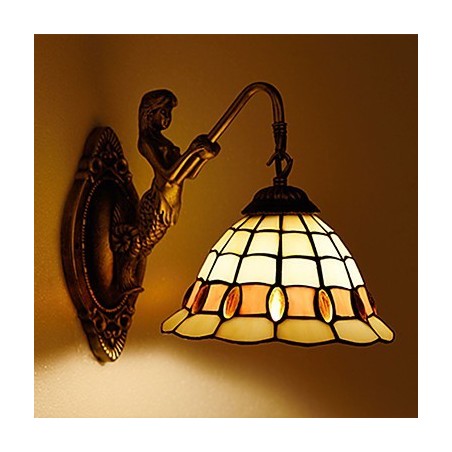Europäische vertraglich ländliche kreative Schmiedeeisen Wandleuchte Glas Lichter Europäische vertraglich ländliche kreative Schmiedeeisen Wandleuchte Glas Lichter