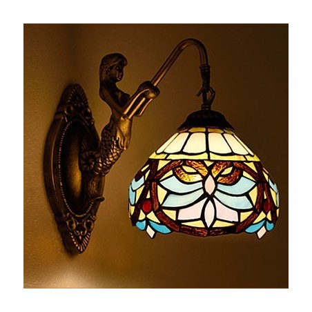 Europäische vertraglich ländliche kreative Schmiedeeisen Wandleuchte Glas Lichter Europäische vertraglich ländliche kreative Schmiedeeisen Wandleuchte Glas Lichter