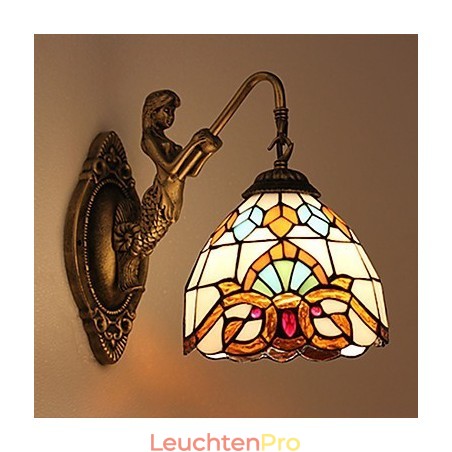 Europäische vertraglich ländliche kreative Schmiedeeisen Wandleuchte Glas Lichter Europäische vertraglich ländliche kreative Schmiedeeisen Wandleuchte Glas Lichter