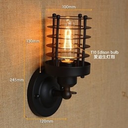 Retro Einfache Elegante Schwarz Nacht Aisle Treppen Balkon Dekorative Wand Leuchte