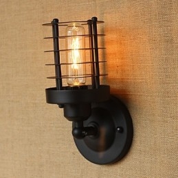 Retro Einfache Elegante Schwarz Nacht Aisle Treppen Balkon Dekorative Wand Leuchte
