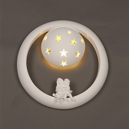 Süße pastorale Gips Spaß Kinderzimmer Veranda Wandleuchte Lichter