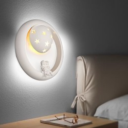 Süße pastorale Gips Spaß Kinderzimmer Veranda Wandleuchte Lichter