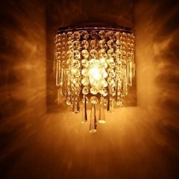 Moderne Mode Kristall Wand Lampen Bett beleuchtung Kristall Wand Lampe