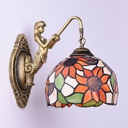 Weihnachten Europäischen Vertraglich Ländlichen Kreative Schmiedeeisen Wand Lampe Lichter