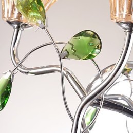 Wandleuchten Badezimmerbeleuchtung Kerze Wandleuchten Kristall Modern Zeitgenössisch Metall