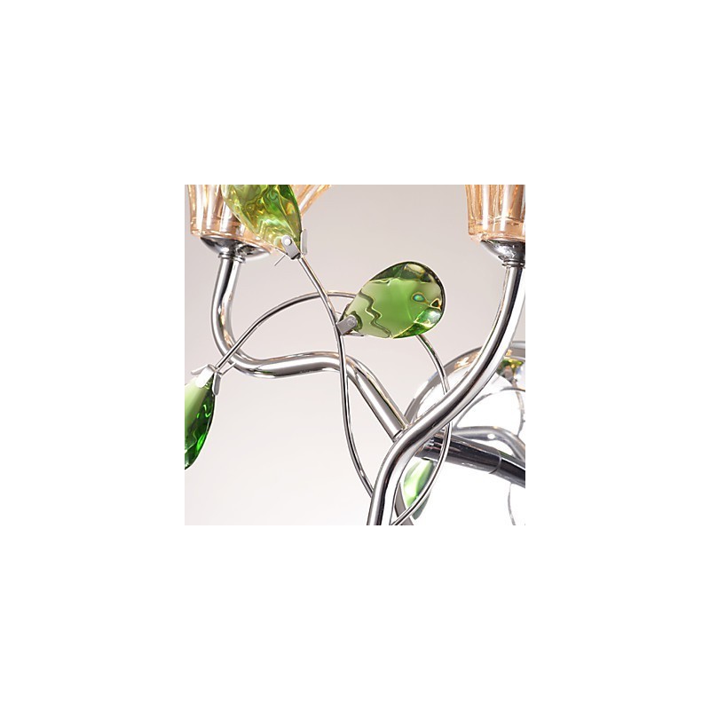 Wandleuchten Badezimmerbeleuchtung Kerze Wandleuchten Kristall Modern Zeitgenössisch Metall