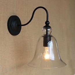 Vertraglich Wohnzimmer Glas Flur Schmückt Wand Lampe