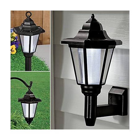 Solarbetriebene Outdoor-Gartenweg-Yard-Sicherheitswandleuchte Landschaftslampe Solarbetriebene Outdoor-Gartenweg-Yard-Sicherheitswandleuchte Landschaftslampe