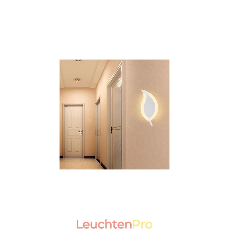 Kreative Einfache Mode ModernAcryl Vertraglich Wand Lampe Legierung Kleine Blätter