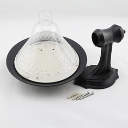 Outdoor Solar Power Weiß Villa Wand Montieren Garten Hof Tür Pfad Licht Lampe