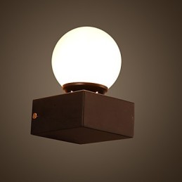 Ball Loft Kreative Wandleuchte Schmiedeeisen Wandleuchte Wiederherstellung der alten Weisen Lichter
