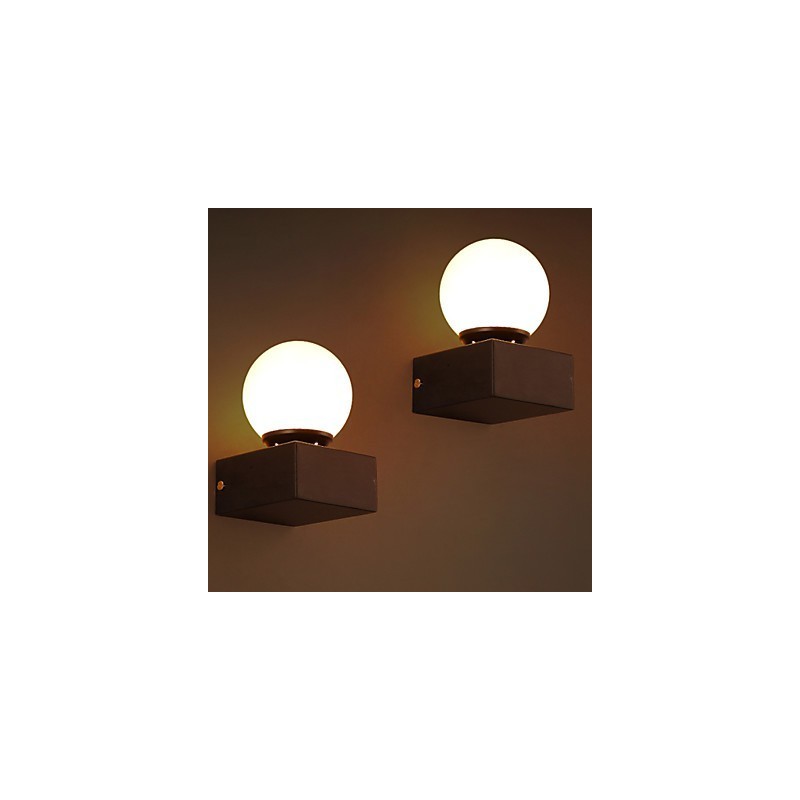 Ball Loft Kreative Wandleuchte Schmiedeeisen Wandleuchte Wiederherstellung der alten Weisen Lichter