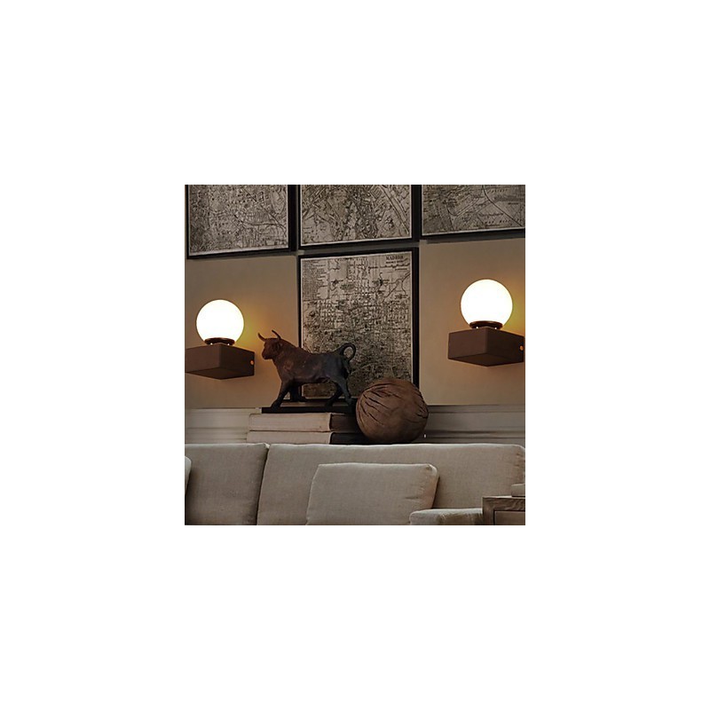 Ball Loft Kreative Wandleuchte Schmiedeeisen Wandleuchte Wiederherstellung der alten Weisen Lichter