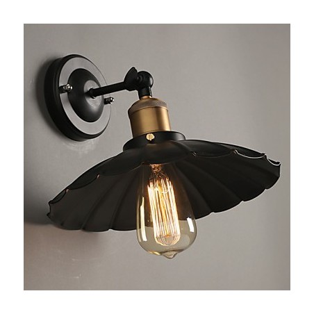 Ccreative Treppe Wiederherstellung der alten Weisen Single Head Black Dress Schmiedeeisen Wandleuchte Ccreative Treppe Wiederherstellung der alten Weisen Single Head Black Dress Schmiedeeisen Wandleuchte