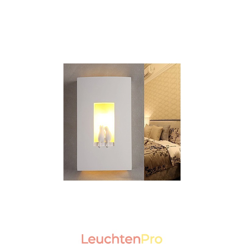 Mode Warme Kinder Zimmer Hängen Licht Kreative Kitty Gips Wand Lampe Lichter