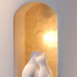 Mode Warme Kinder Zimmer Hängen Licht Kreative Kitty Gips Wand Lampe Lichter