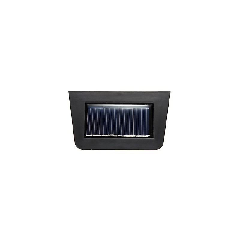 Solarbetriebene Wandleuchte mit 2 Laternen, warmgelb