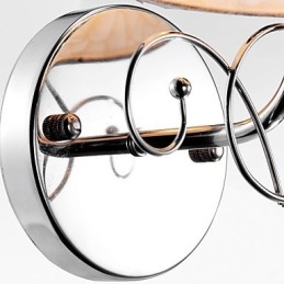 Kreative zeitgenössische und vertraglich vereinbarte Kristallwandlampen im europäischen Stil