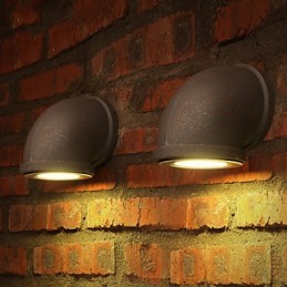 Loft Persönlichkeit Vintage Bar Zähler Wasser Rohr Wand Lampe Spot Licht Lot Beleuchtung Fitting Treppen Balkon Lampe