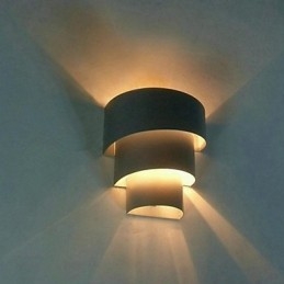 Hochwertige moderne Modedesign Spiralwandleuchte Kreative Wandleuchte