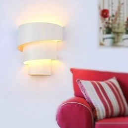 Hochwertige moderne Modedesign Spiralwandleuchte Kreative Wandleuchte