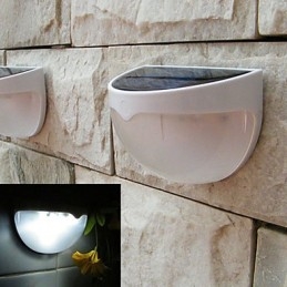 Solarbetriebene Lampe für den Außenbereich, Gartenlicht, automatische Sensoraktivierung, Solarlicht (weiß)