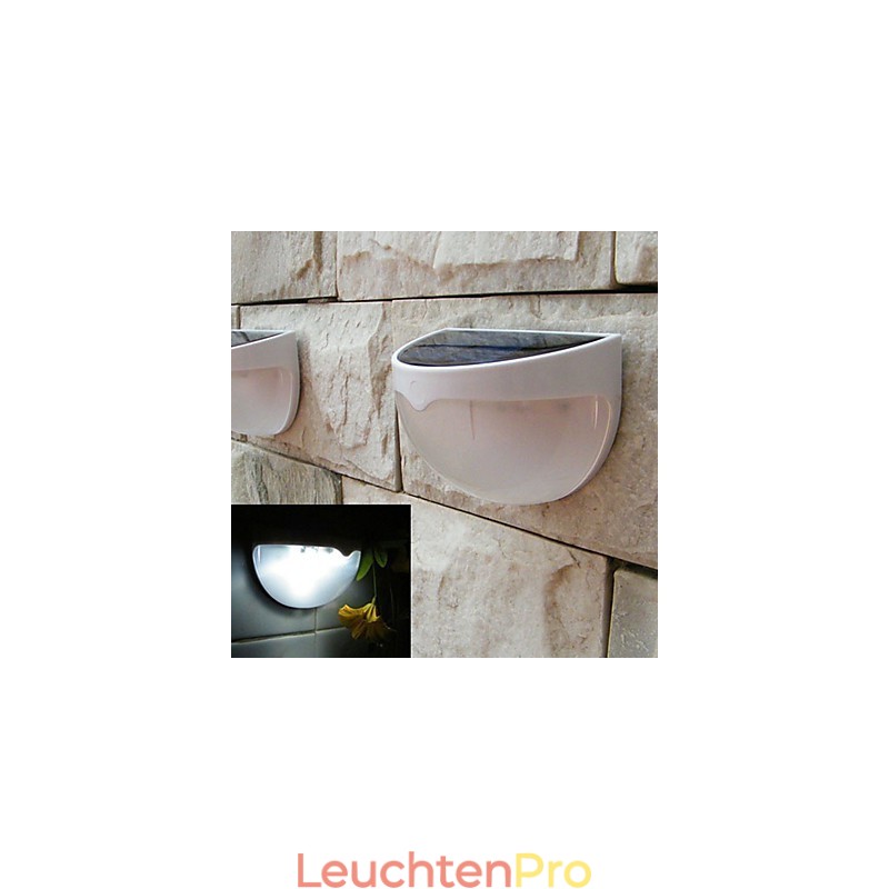 Solarbetriebene Lampe für den Außenbereich, Gartenlicht, automatische Sensoraktivierung, Solarlicht (weiß)