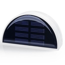 Solarbetriebene Lampe für den Außenbereich, Gartenlicht, automatische Sensoraktivierung, Solarlicht (weiß)