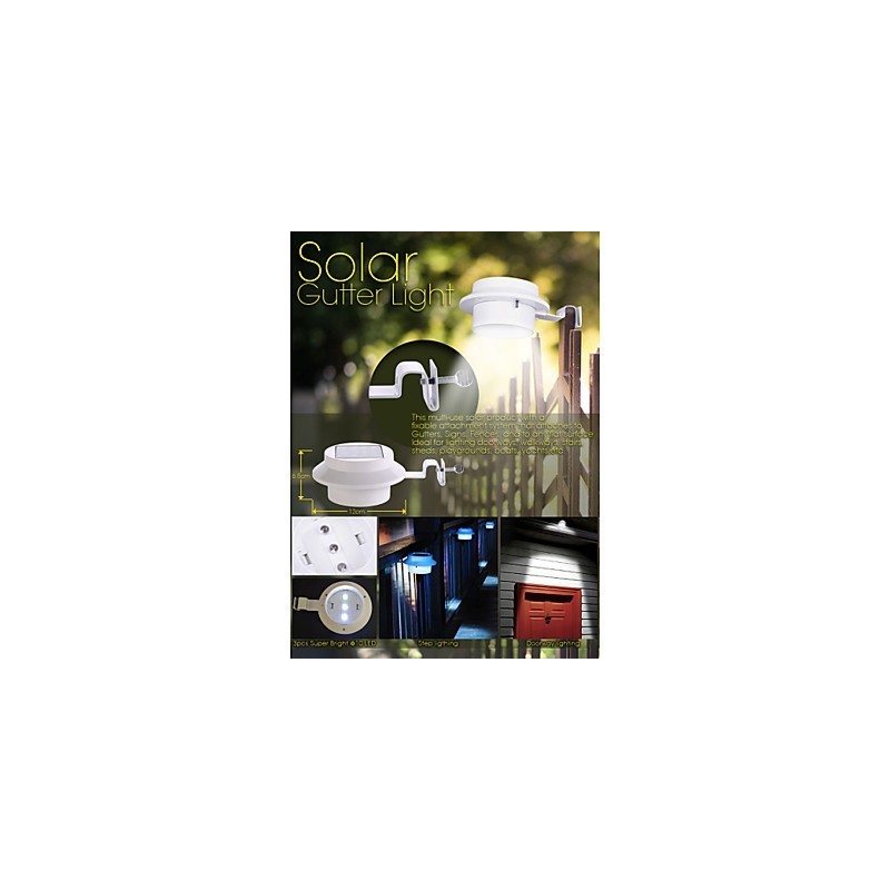 Solar Dach Lampe Zaun Zaun Lampe Lichter Flur Lichter Wand Lampe Waschbecken