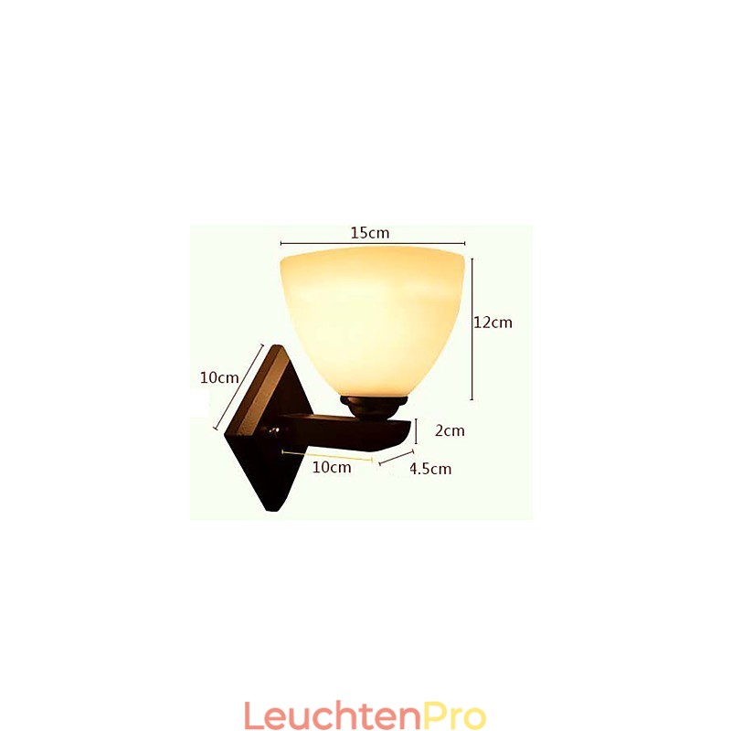 Wandleuchte Glas Warme Moderne Wandleuchte des Kopfteils eines Bettes Lichter