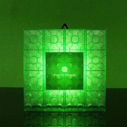 Kreative Blöcke Rahmen Licht farbige süße kleine Geschenke Wand Lampe Gürtel Haken Lichter