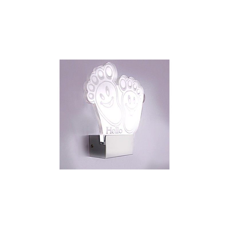 Acryl Wandleuchte PVC Lampe Licht Chip Moderne Zeitgenössische Metall