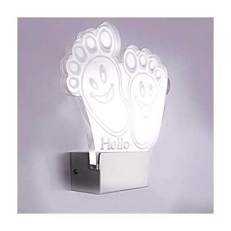 Acryl Wandleuchte PVC Lampe Licht Chip Moderne Zeitgenössische Metall