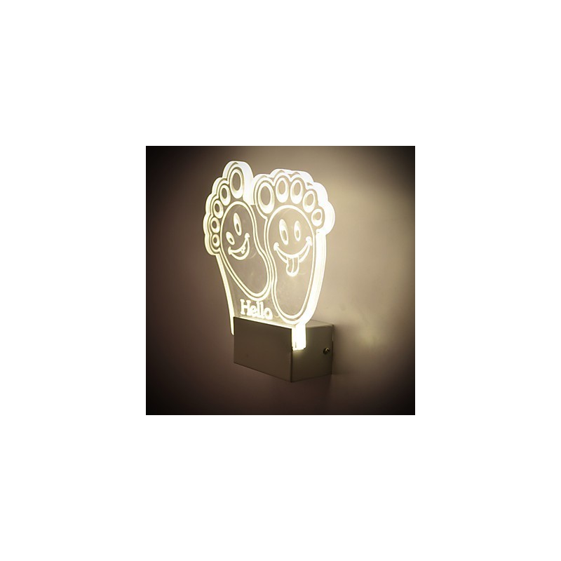 Acryl Wandleuchte PVC Lampe Licht Chip Moderne Zeitgenössische Metall