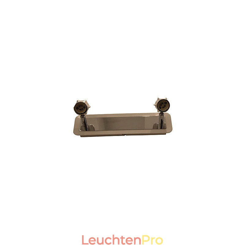 Moderne Chrom Wandleuchten Badezimmerleuchten mit 2 Lichtern