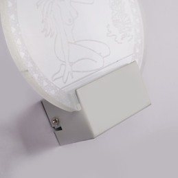 Acryl Wandleuchte PVC Lampe Licht Chip Modern Zeitgenössisch Metall 5W