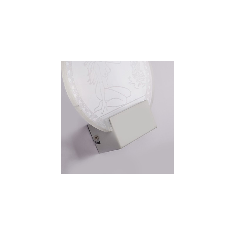 Acryl Wandleuchte PVC Lampe Licht Chip Modern Zeitgenössisch Metall 5W