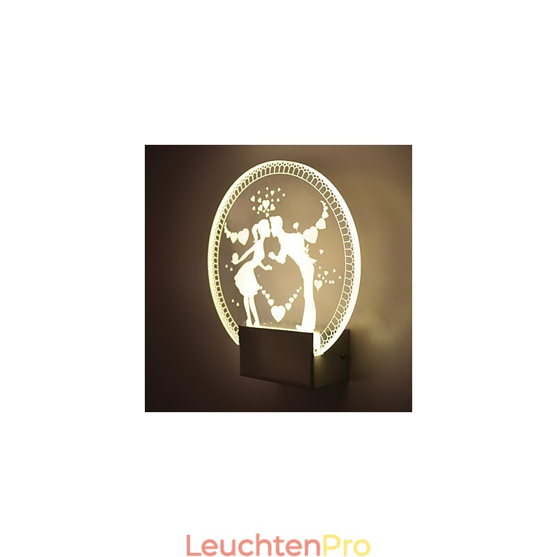 Acryl Wandleuchte PVC Lampe Licht Moderne Zeitgenössische Metall
