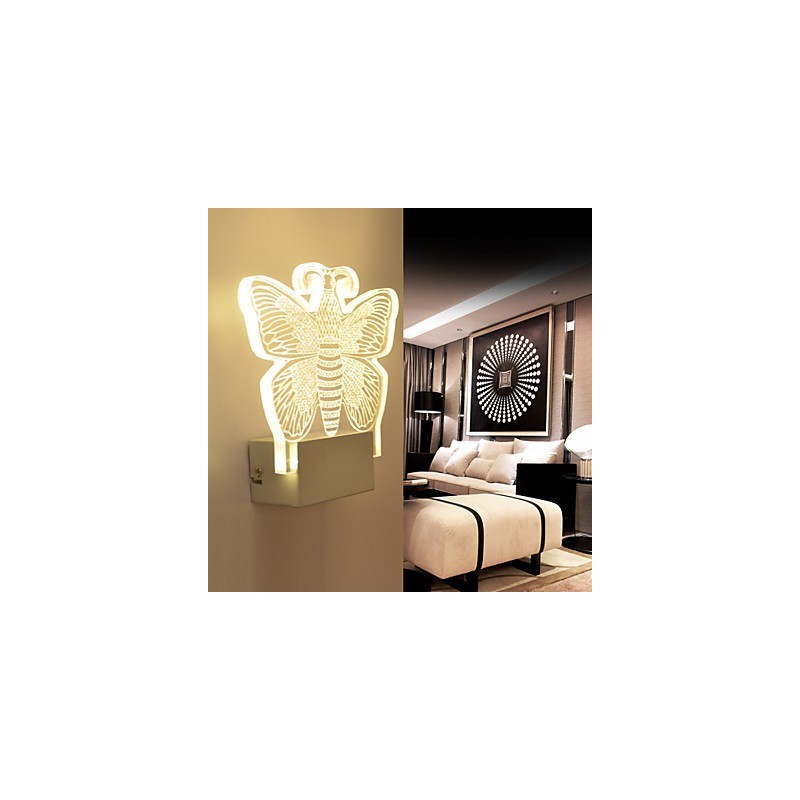 Acryl Wandleuchte PVC Lampe Licht Moderne Zeitgenössische Metall
