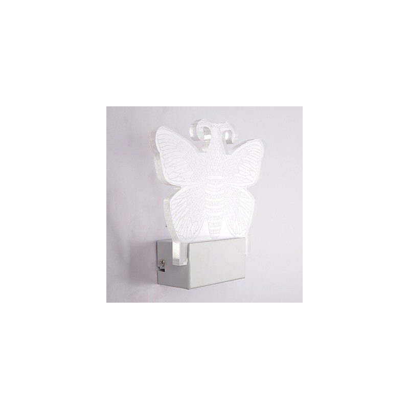 Acryl Wandleuchte PVC Lampe Licht Moderne Zeitgenössische Metall