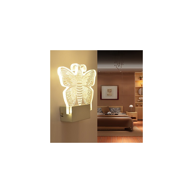 Acryl Wandleuchte PVC Lampe Licht Moderne Zeitgenössische Metall