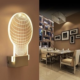 Acryl Wandleuchte PVC Lampe Licht Chip Moderne Zeitgenössische Metall