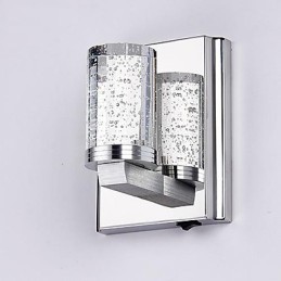 Mini-Wandleuchte 1 Licht Künstlerische Edelstahl-Stelle-Beschichtung