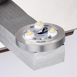 Mini-Wandleuchte 1 Licht Künstlerische Edelstahl-Stelle-Beschichtung