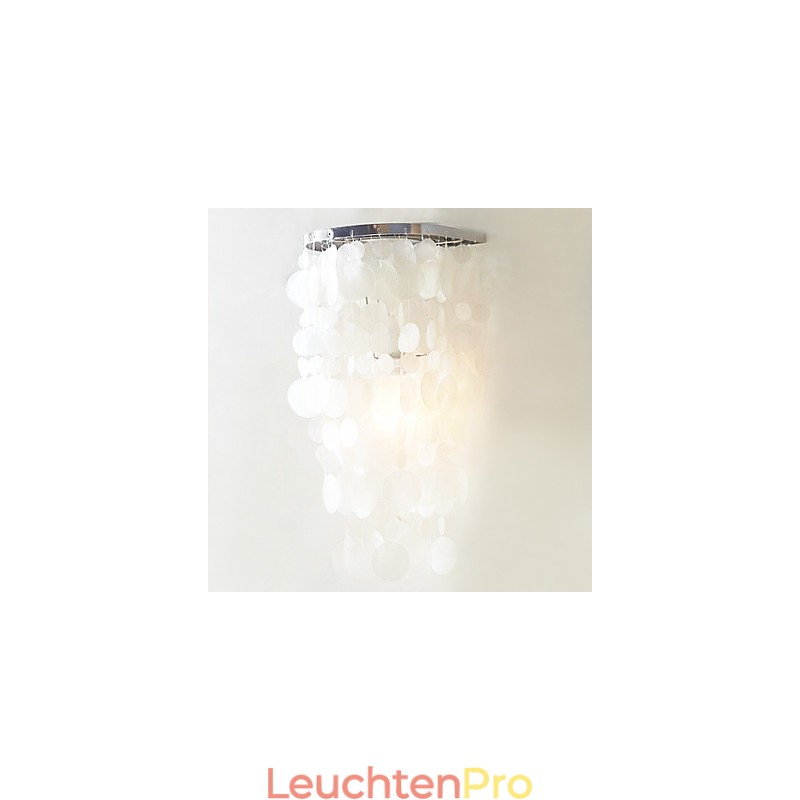 Stilvolle Wandleuchte mit 1 Licht in Warmweiß