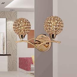 Moderne, schicke Wandleuchte mit 2 Lichtern