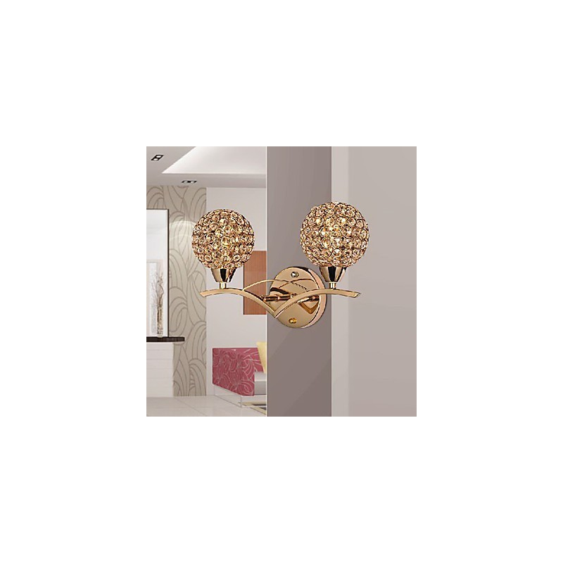 Moderne, schicke Wandleuchte mit 2 Lichtern