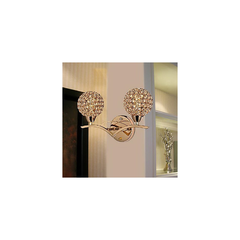 Moderne, schicke Wandleuchte mit 2 Lichtern