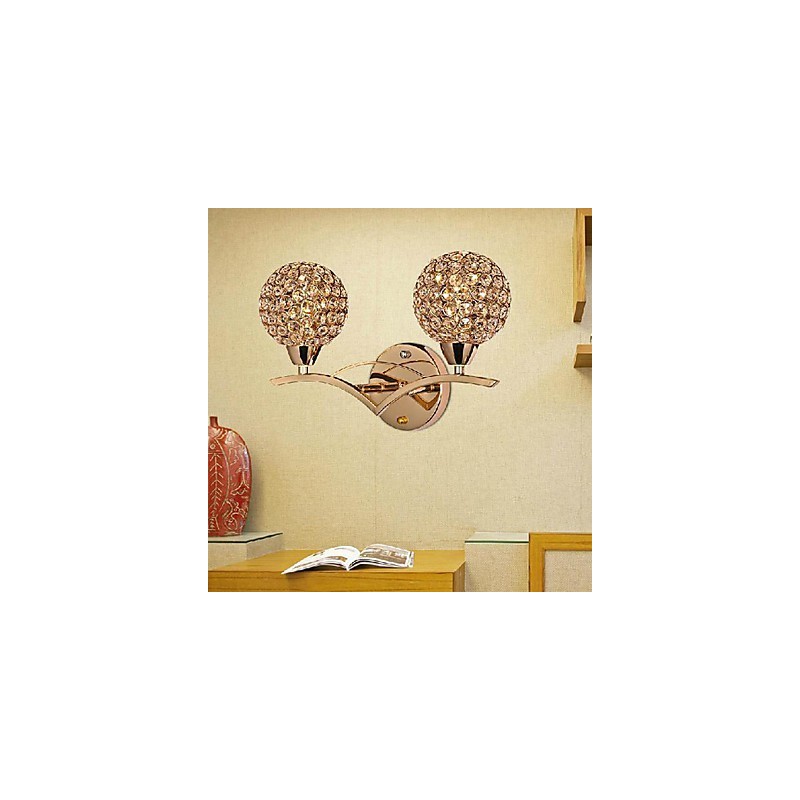 Moderne, schicke Wandleuchte mit 2 Lichtern